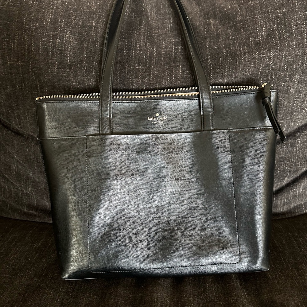 Kate Spade Black Leather Shoulder Bag